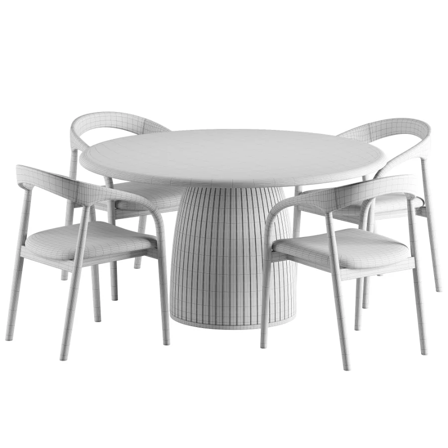 Camille Armchair Nelly Table Image 8