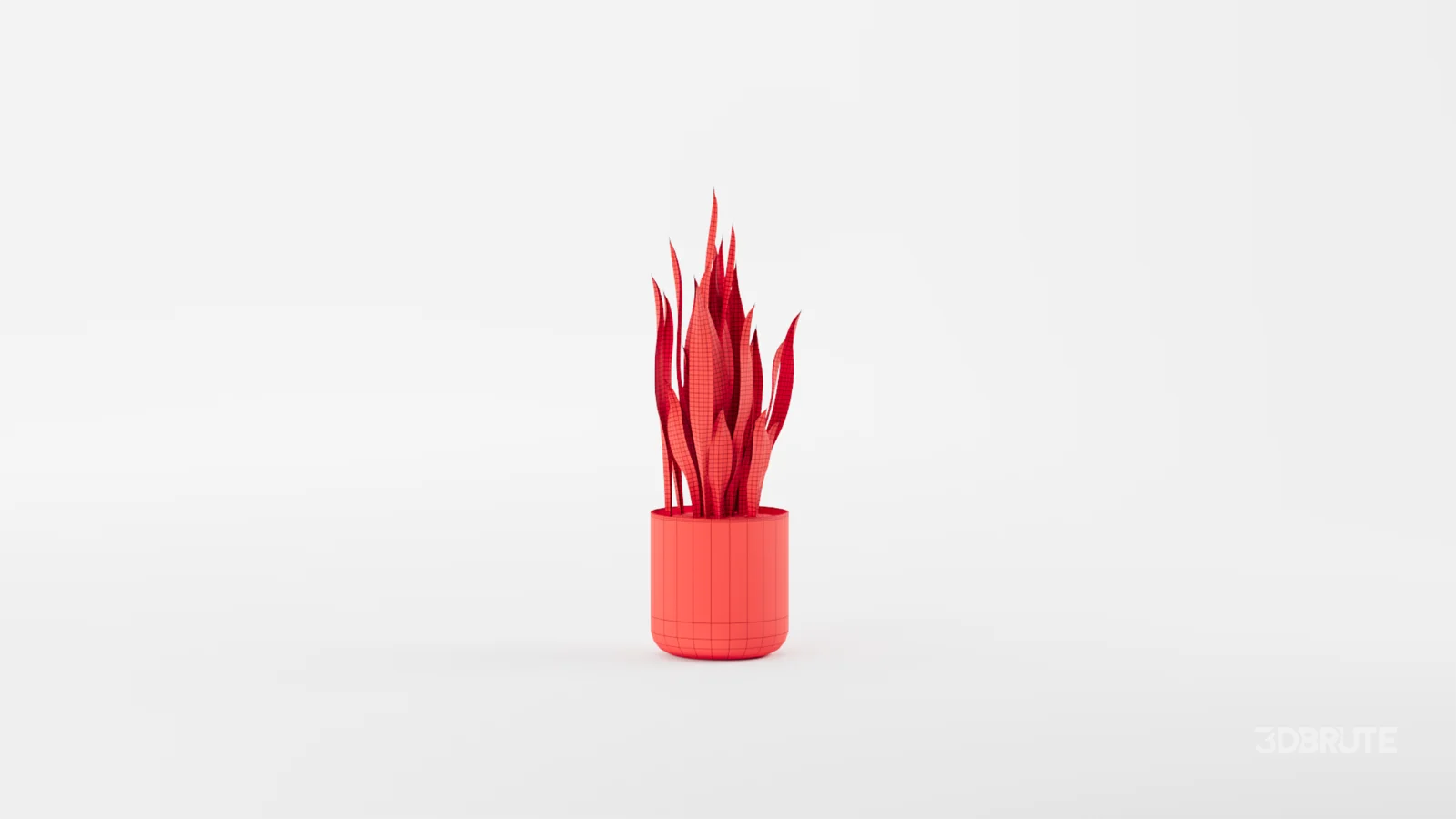 Artificial Snake Plant Plantin Planter Image 10