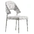 Contemporary Low Back Faux Leather Dining Chair - Thumbnail 8