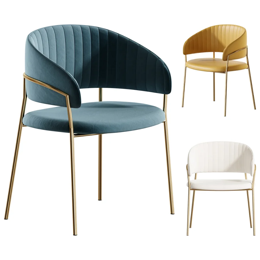 Glam Home Kitchen Dining Chair Image 1