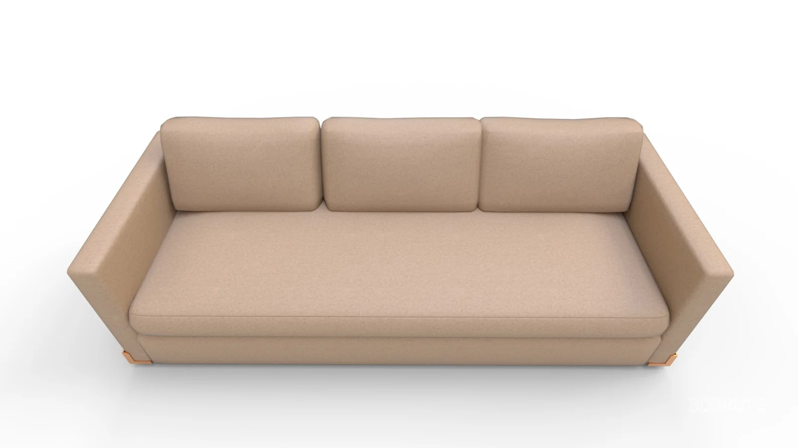 WALKER SOFA FAWN VELVET Image 5