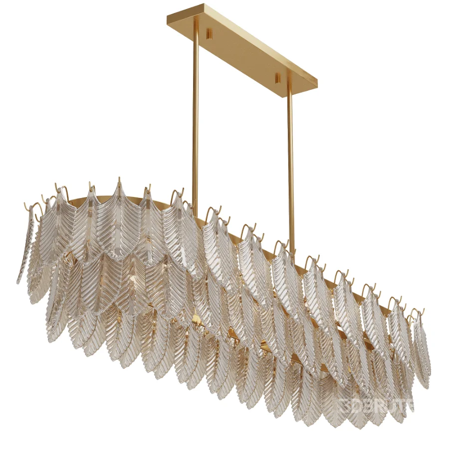 Chandelier Verbier Rectangular Image 1