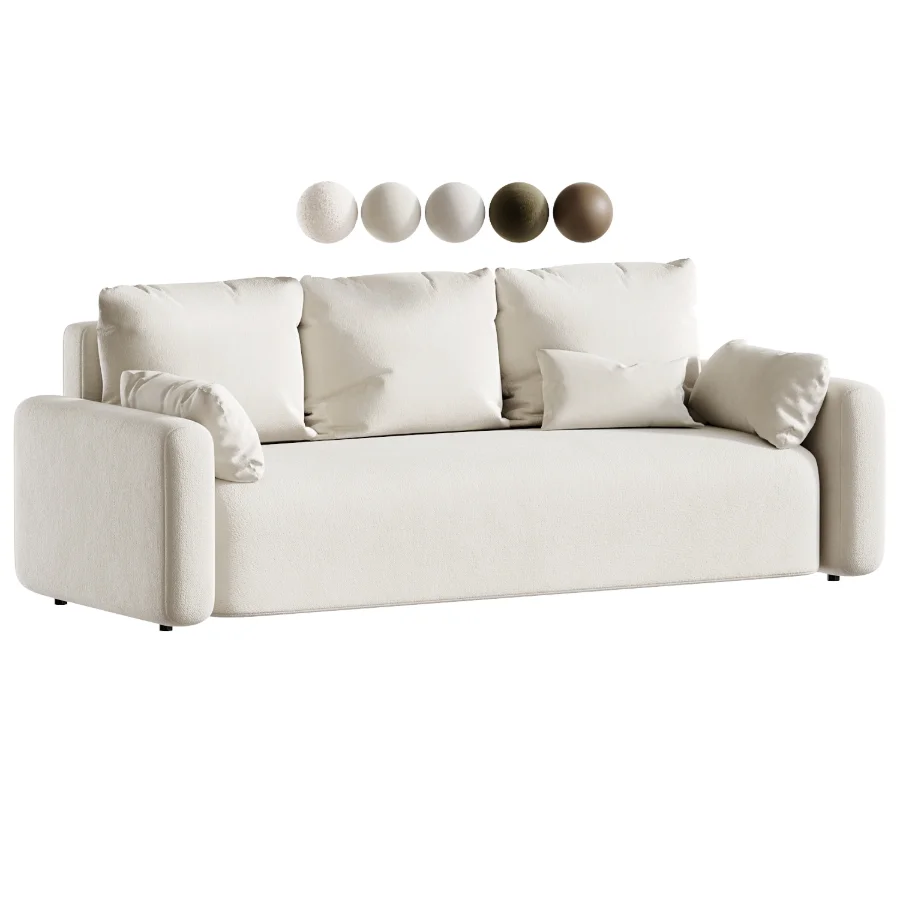 Kirmas Chenille straight sofa Image 3