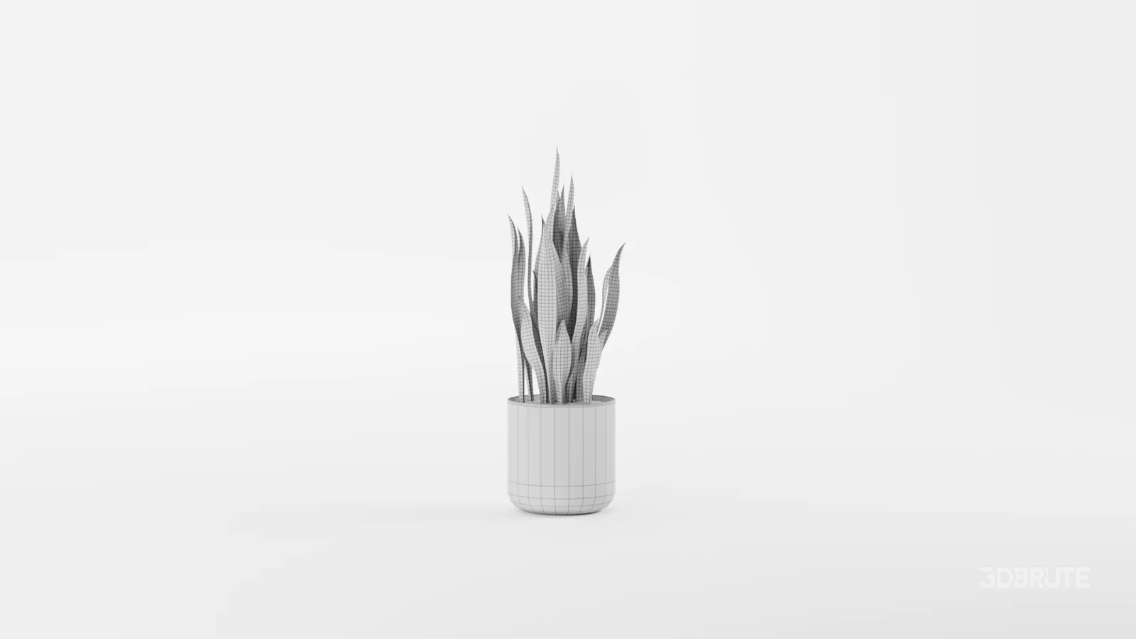 Artificial Snake Plant Plantin Planter Image 9