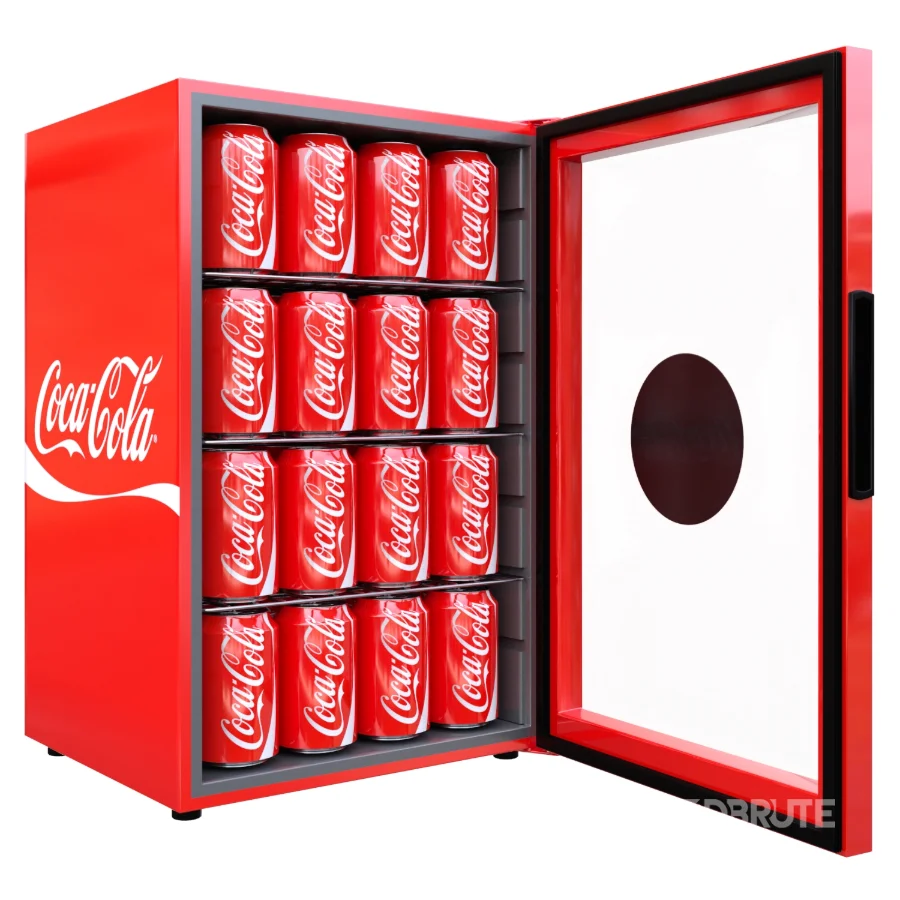 Mini Fridge Coca-Cola Image 2