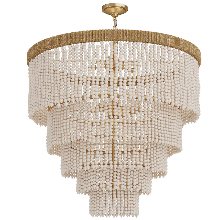 Regina Andrew Waterfall Beaded Chandelier Image 1