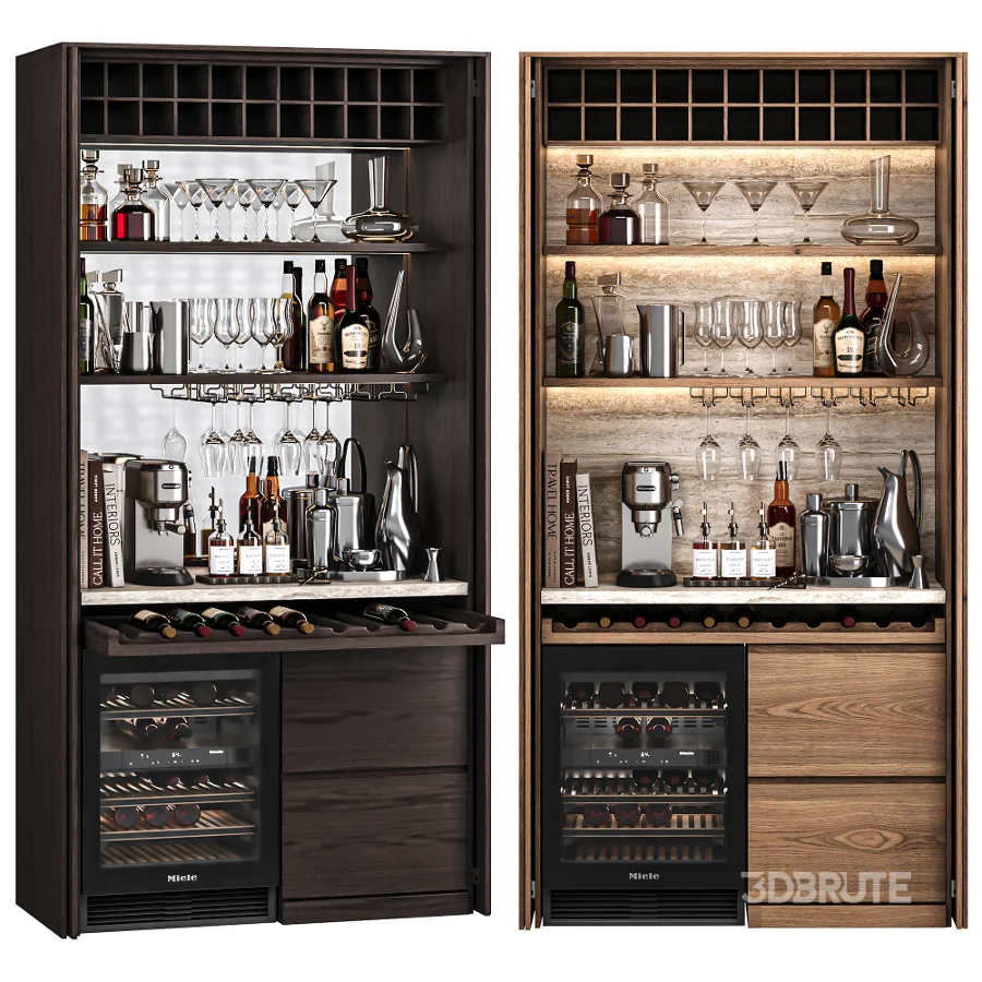 Hidden built in cabinet coffee bar3 Image 4