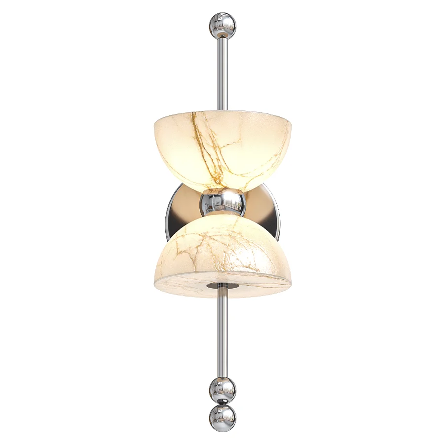 Selene Alabaster Wall Sconce Image 3