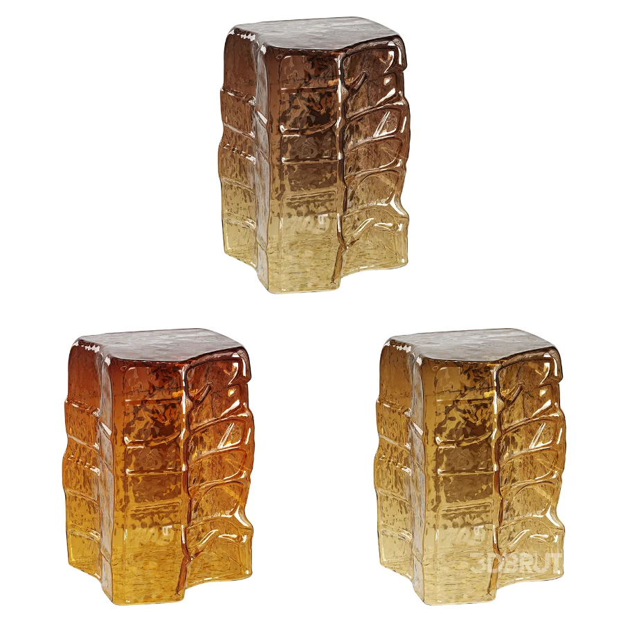 Murano blown glass side table Image 16
