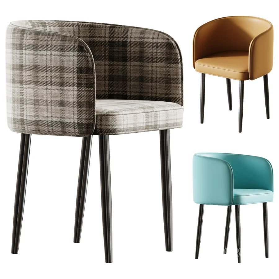 Arm Chair with Imperforate Back Image 1