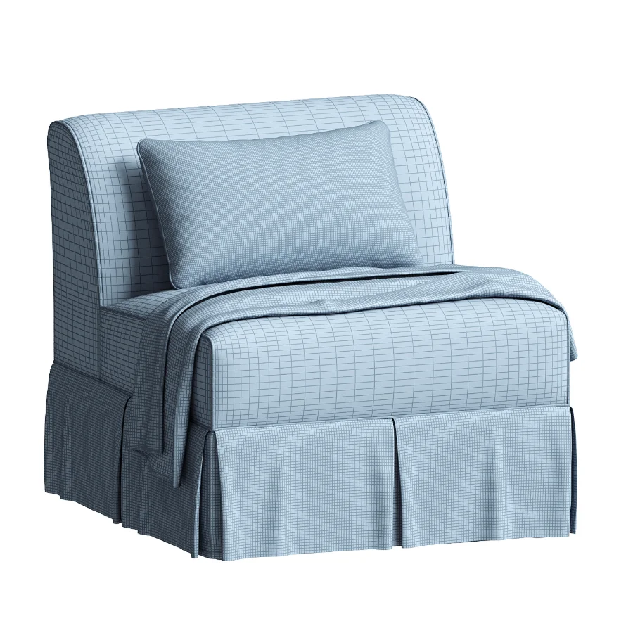 Dalia Armless Chair Sixpenny Image 2