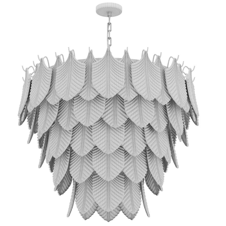 Verbier Brass Chandelier Ceiling Light Image 3