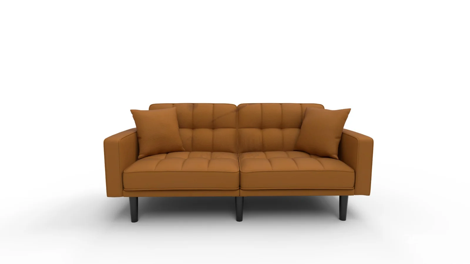 Stoa Paris Amber Brown 2 Seater Recharge Sofa Image 2