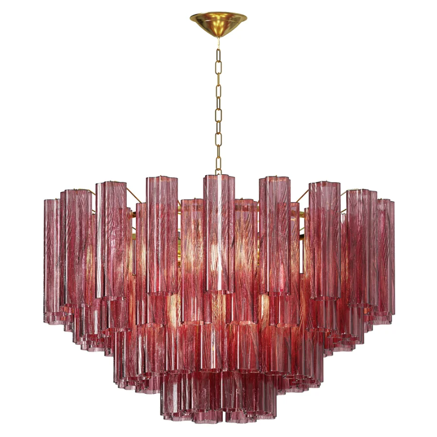 Tronchi Chandelier white murano Image 1