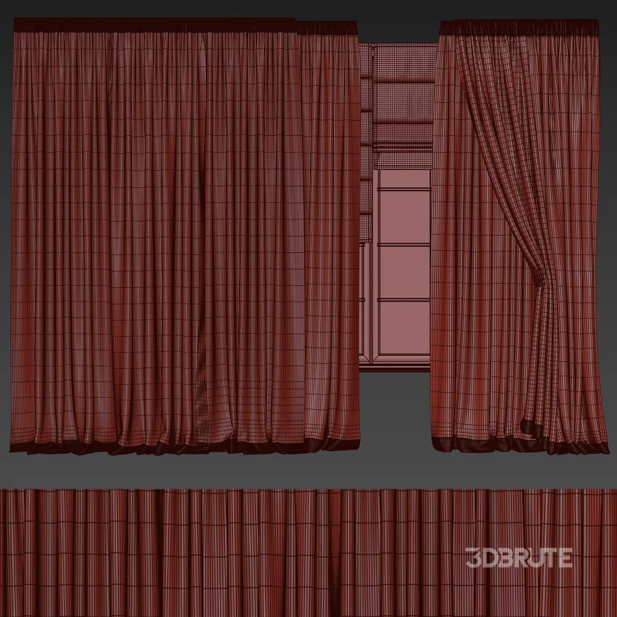 Curtain with tulle 97 Image 3