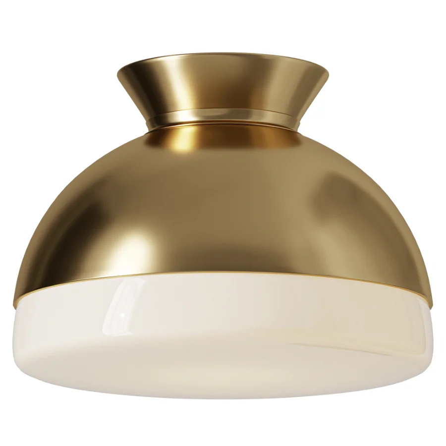 Elody Medium Flush Mount 15 Brass Image 2