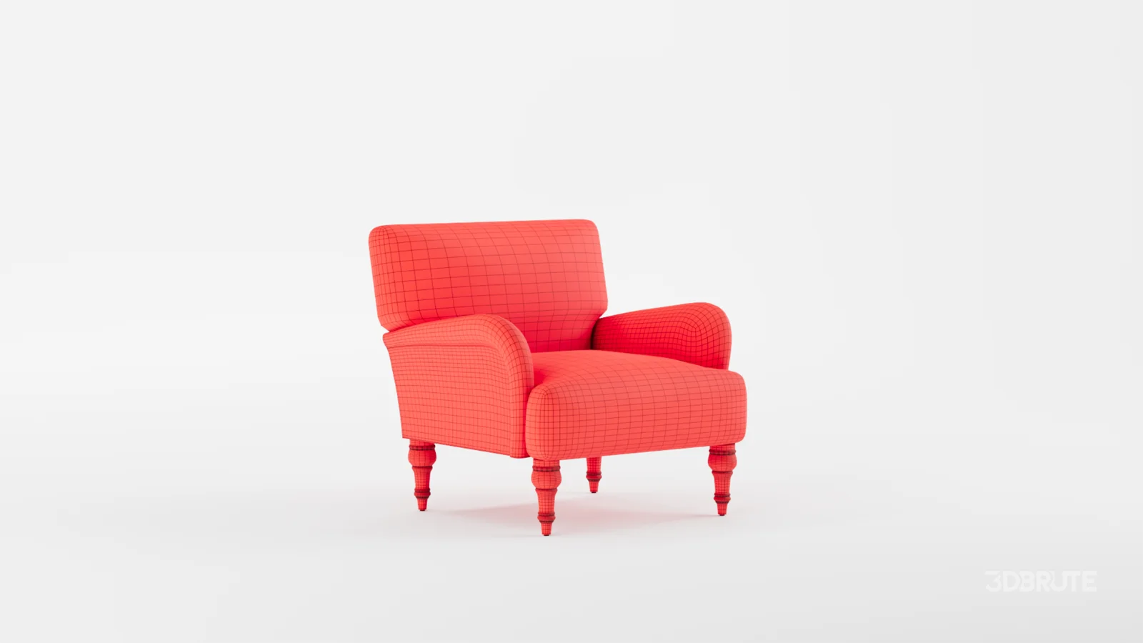 Traditional Accent Chair Denim Linen Image 11