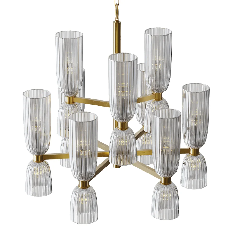 Azalea medium two-story chandelier Image 2