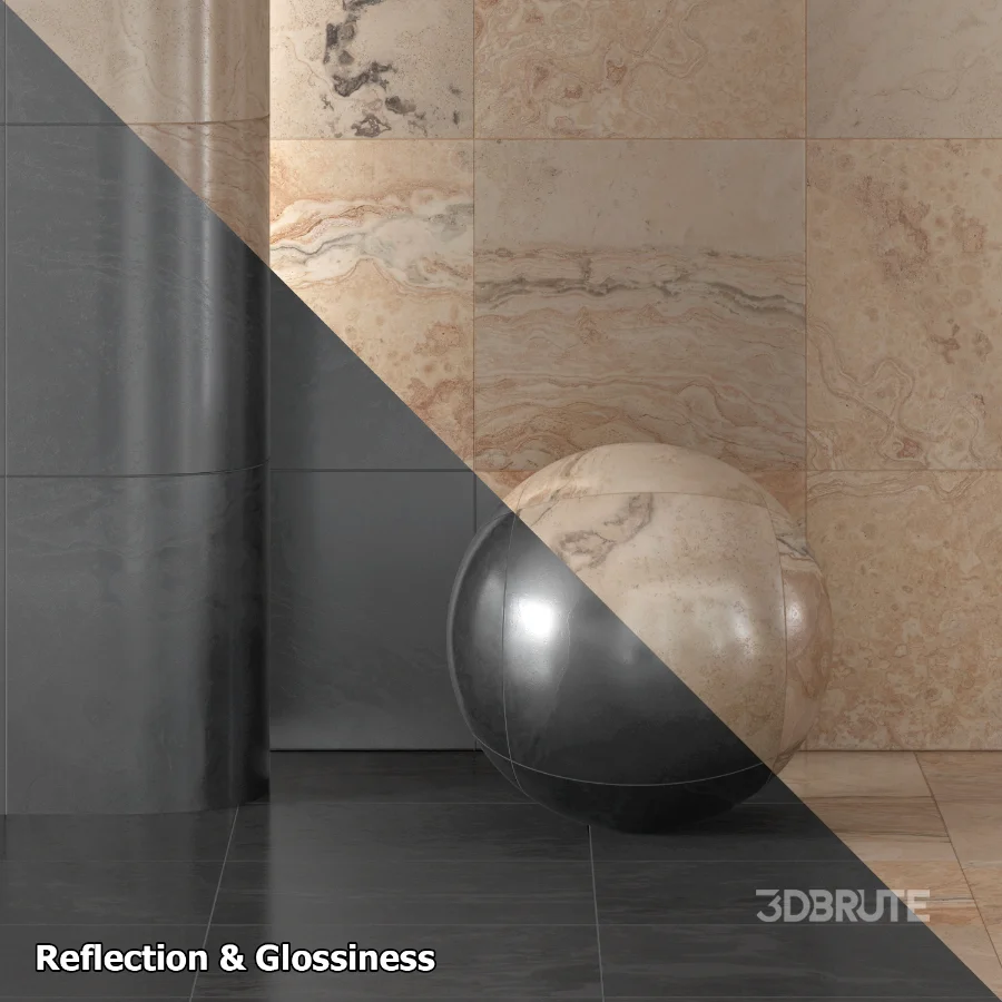 Tile Floor Marble Material 03 Image 2