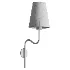 Swedish Designer Wall Light Brass Fabric Sweden 1930s - Thumbnail 3