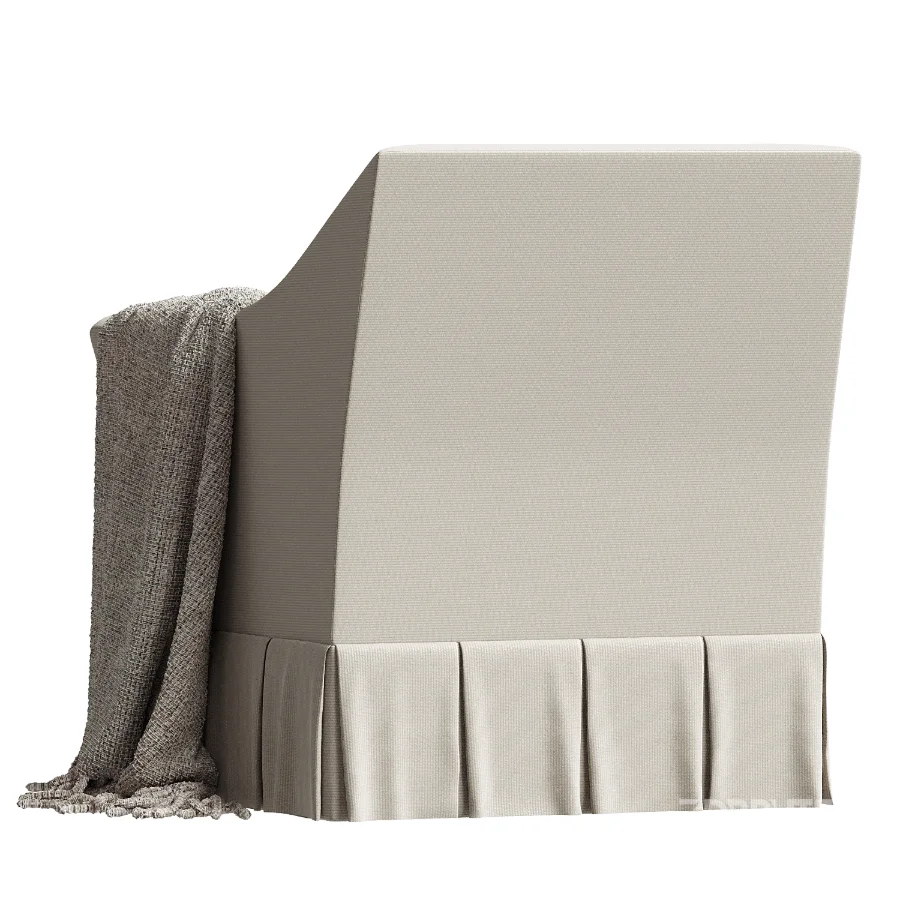Wembley Box Pleat Skirt Chair Image 3
