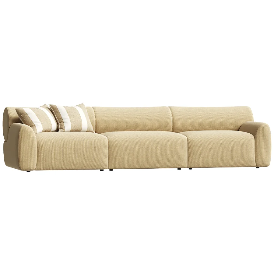 Pebble Italian Modern Sofa Image 2