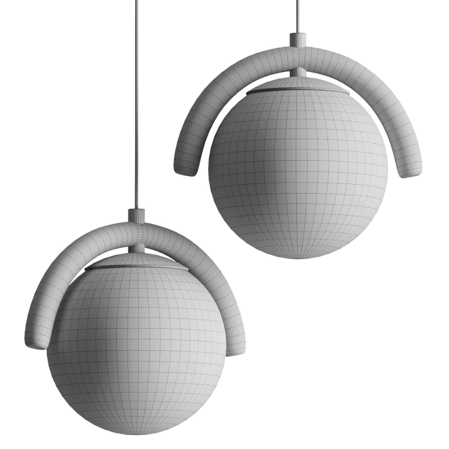 Lenox Linear Ball Pendant Lamp Image 4