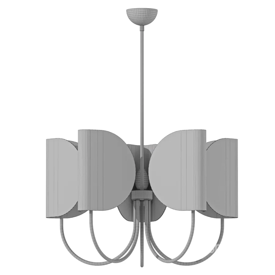 Nico 5 Light Chandelier 32 Antique Brass Image 2