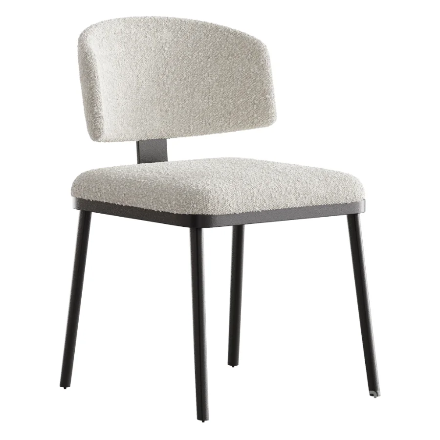 Contemporary Ink Steel Arm Chair Image 5
