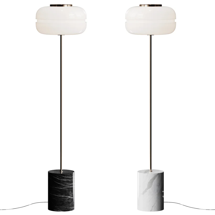 Westwing Collection Bun Marble Floor Lamp Image 1