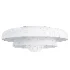 Nello Light Sage and Olive Green Metal Saucer Kids Flush Mount Ceiling Light - Thumbnail 1