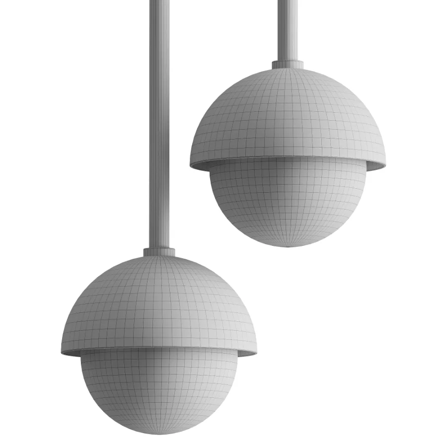 Polaris White Marble Pendant Lamp Image 3
