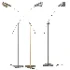 AMPM Funambule Adjustable metal floor lamp - Thumbnail 5