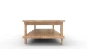 Coffee Table with Shelf - Thumbnail 4