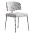Contemporary Ink Steel Arm Chair - Thumbnail 7