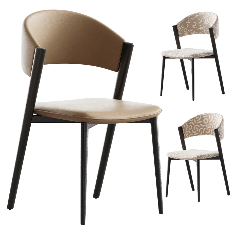 Contemporary Armless Chair Image 1