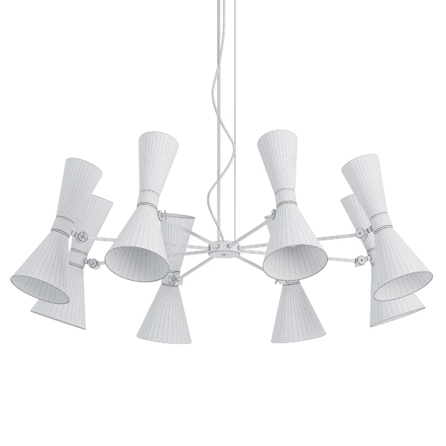 Cairo Mid Century Chandelier Image 1