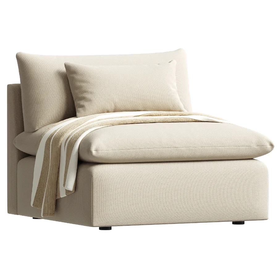 Annabella Armless Chair Image 4