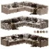 Morell 5 Piece Upholstered Reversible L Sectional - Thumbnail 6
