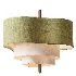 Ophel Green Fabric Pendant Lamp - Thumbnail 1