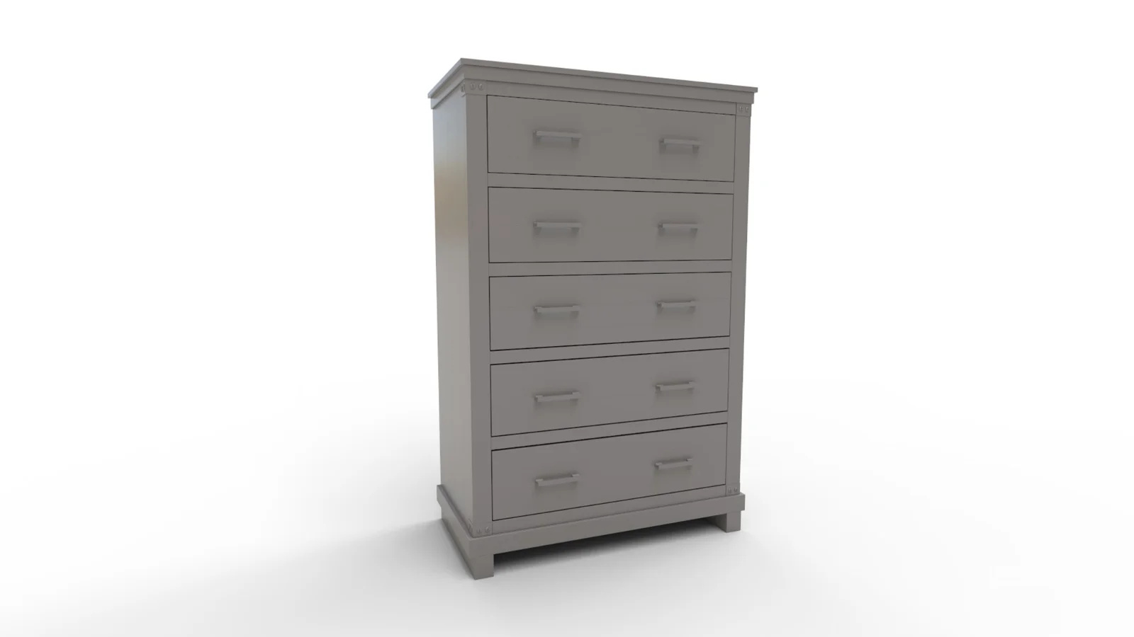 Becklynn Farmhouse 5 – Drawers Dresser Organizer Image 1