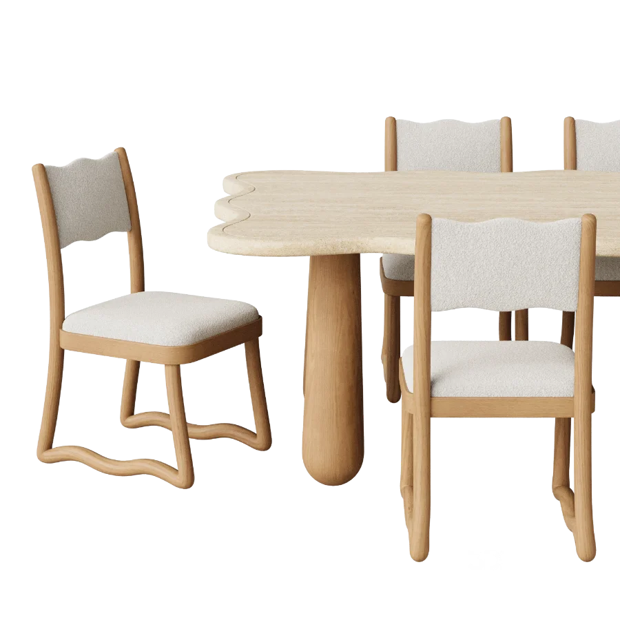 La Signora dining chair and table Image 4