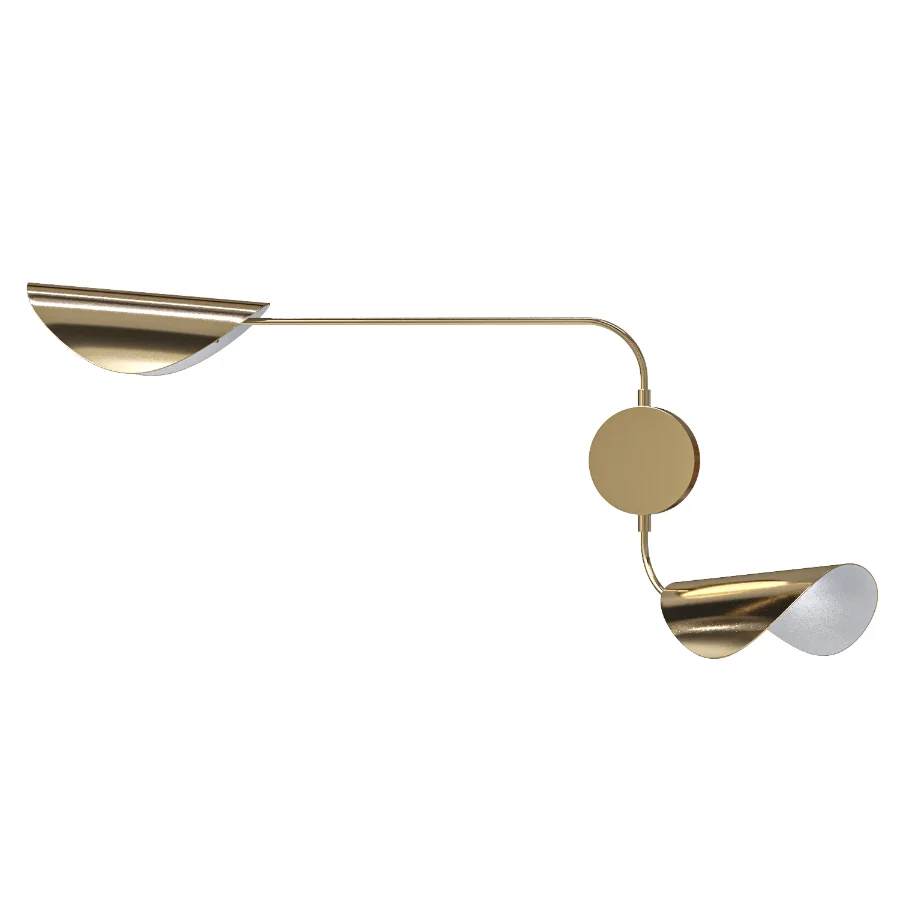 Adjustable metal wall lamp Image 3