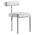 Glam Style Upholstered Dining Chair - Thumbnail 8