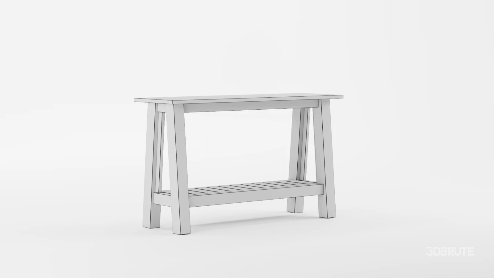 Boothbay Solid Wood Console Table Image 9