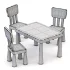 IKEA MAMMUT Kids Table and Chair Set - Thumbnail 4