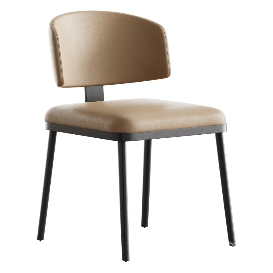 Contemporary Ink Steel Arm Chair Image 2