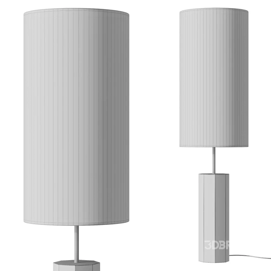 Elanor floor lamp with marble base Image 3