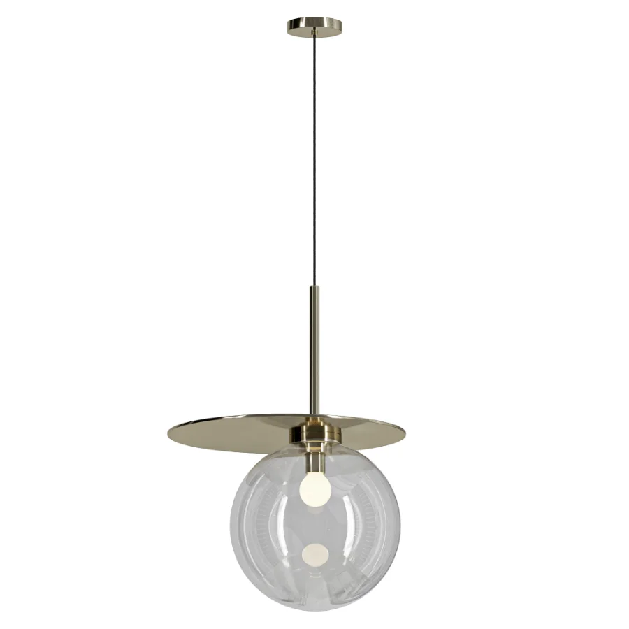 Bomma Umbra Crystal Stainless Steel Pendant Lamp Image 2