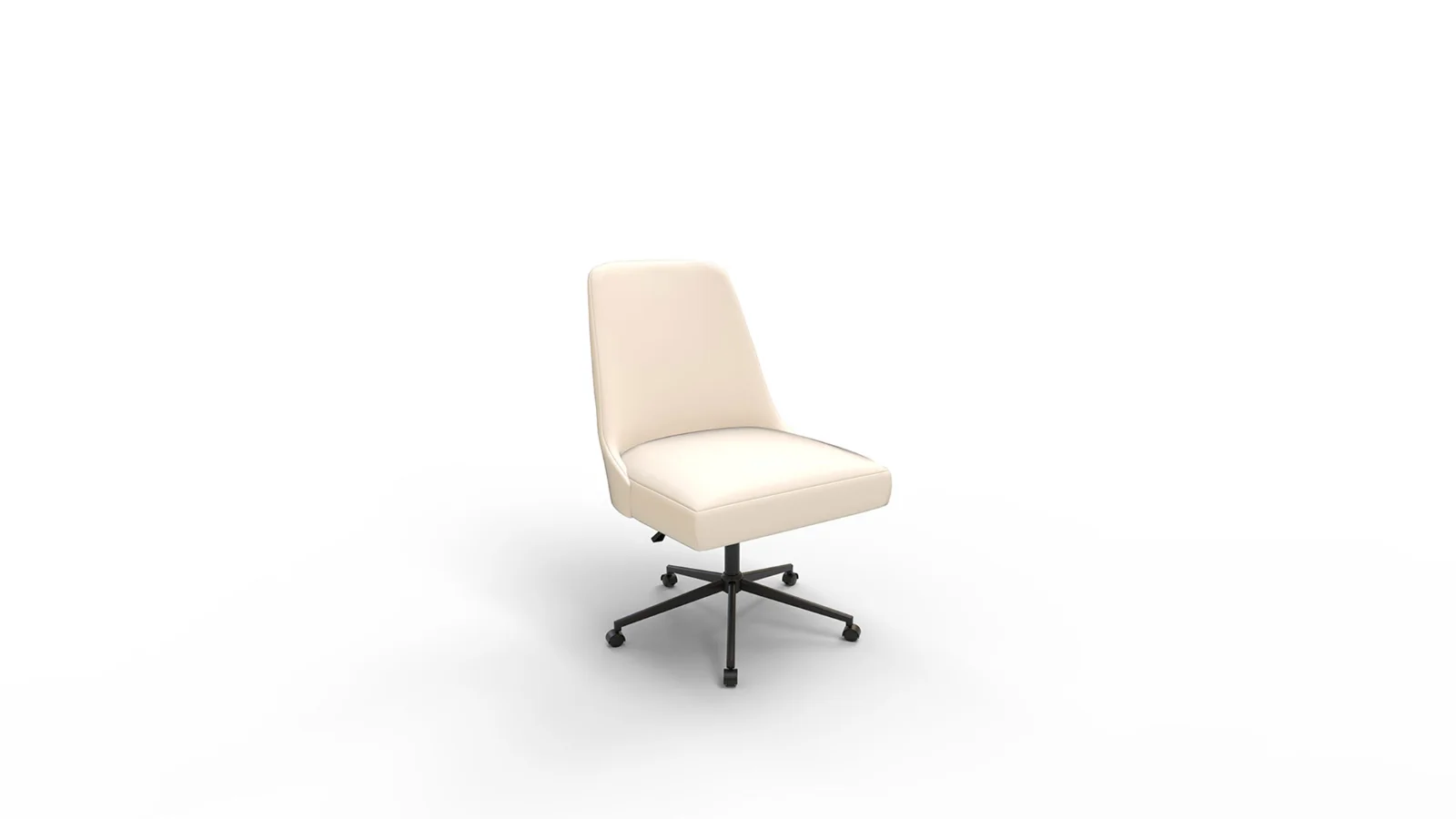 Tailored Task Chair Pearl Velvet Image 3
